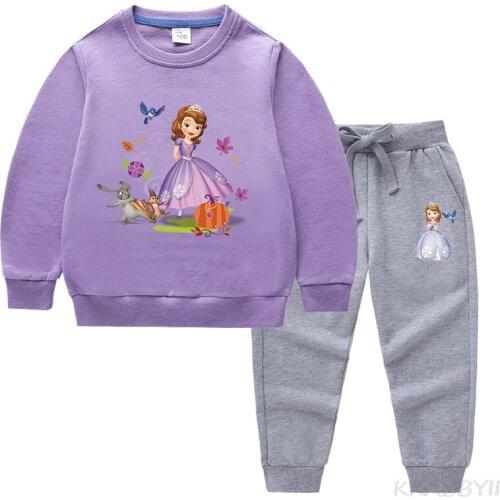 Sofia Clothing Autumn Spring Clothes For Baby Boys Clothes Set +Pants 2pcs Outfit Kids Costume Baby Suit