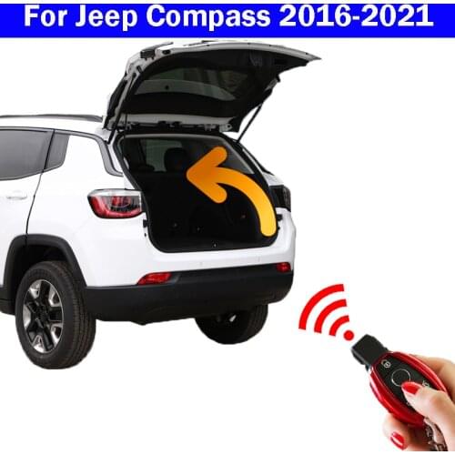 Car Trunk Opening For Jeep Compass 2016-2021 Tail box Foot kick Sensor Intelligent Tail Gate Lift Electric Tailgate