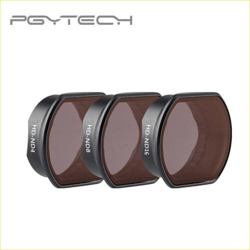 PGYTECH DJI FPV Drone Filter ND 4 8 16 Set ND 4 ND8 ND16 Camera Lens Filters for DJI FPV Combo Drone Accessorie
