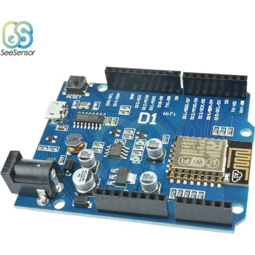 WeMos D1 CH340 CH340G WiFi Development Board ESP8266 ESP-12 ESP-12E Module For Arduino IDE UNO R3 Micro USB ONE 3.3v 5v 1A