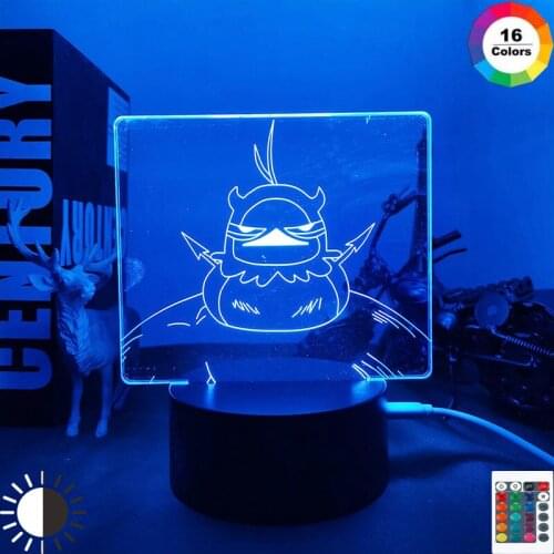 3d Led Lamp Anime Figure Black Clover Nero for Kids Bedroom Decor Nightlight Birthday Gift Room Desk Lamp Bleach Nel Tu