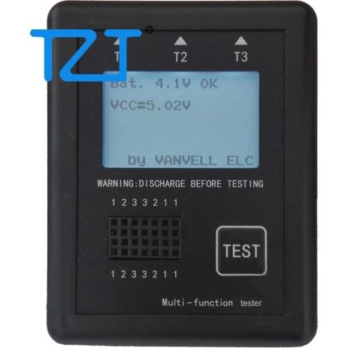 TZT Graphic M8 Transistor Tester Diode Inductance Capacitance ESR Voltage Frequency Meter with Case