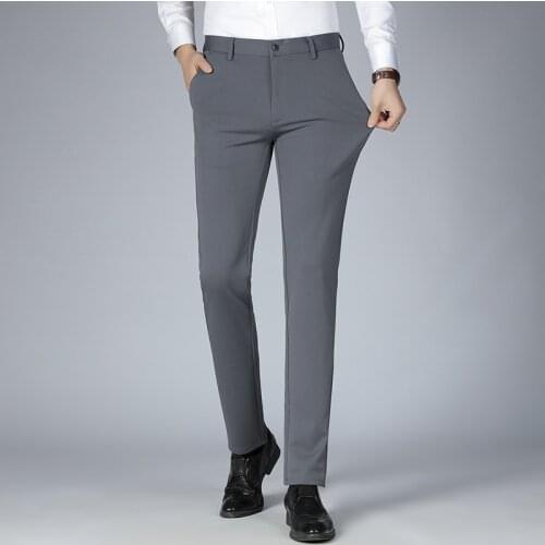Thoshine Men's Wool Trousers
