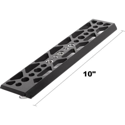 Tilta TT-C16 15mm lightweight plate 10" dovetail plate for 15mm DSLR HDV Camera baseplate system tripod BMCC BMPCC A7S2 A7 use