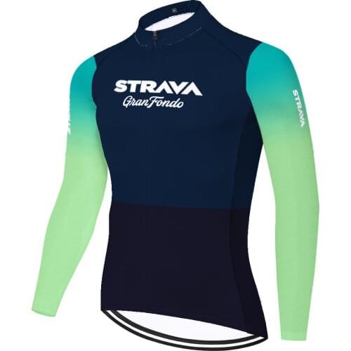 Strava Summer Spring Heren Tricota Bike Men Cycling Long Sleeve Retro Jersey Hombre Maillot Ciclismo Camisa Ciclismo Masculina