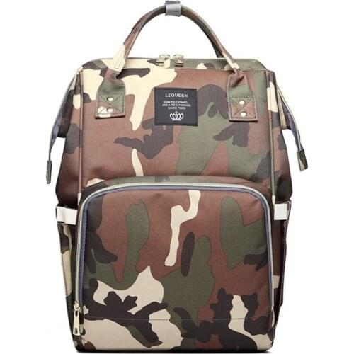 Camouflage Printing Baby Bag Stroller Diaper Bag Mummy Waterproof Maternity Backpack For Mom And Daddy Diapers Baby Care