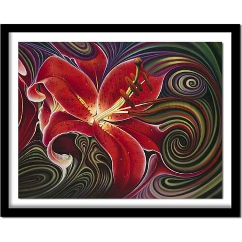 Diamond Painting Flowers Cross Stitch Full Square Diamond Embroidery Flowers Pictures Rhinestones Diamond Home Decor