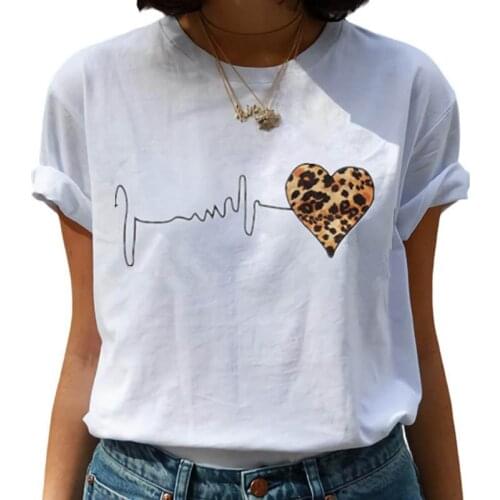 Love Vogue T Shirt Women Summer Casual Tshirts Tees Harajuku Korean Style Graphic Tops 2020 Kawaii Female T-shirt Women Clothing
