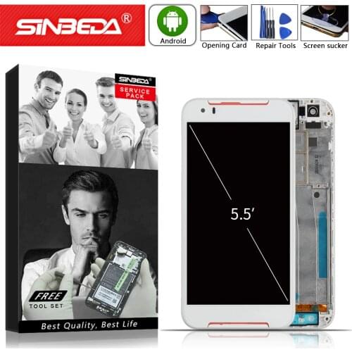 Sinbeda 5.5" LCD Display For HTC Desire 830 Touch Screen with Frame Digitizer Assemble Replacement For HTC Desire 830 Display