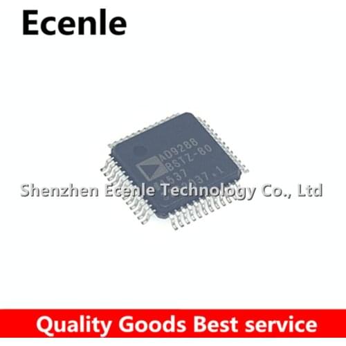 1 Pcs/Lot AD9288BSTZ-80 LQFP-48 Analog to Digital Converters - ADC 8 BIT 80 MSPS DUAL ADC 100% New&Original