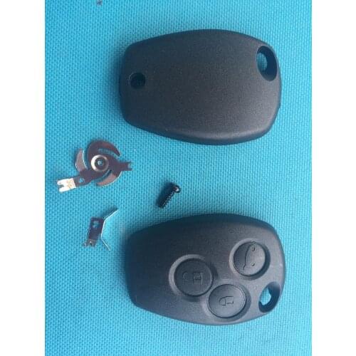 1pcs of New Replacement Cover For Renault 3 Button FOB Blip Remote Key Shell Case Blank No Logo No Blade