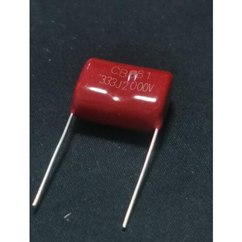 10pcs CBB 333 1600V 333J 1.6KV 33nF 0.033uF P20 CBB81 Capacitance
