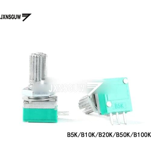 10PCS RK097N single B10K B50K B100K 10K 50K 100K audio amplifier/sealed potentiometer pin 3