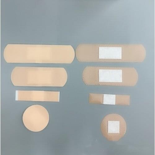 100Pcs/bag First Aid Bandage Heel Cushion Adhesive Plaster Band Aid Wound Dressings Sterile Hemostasis Sticker