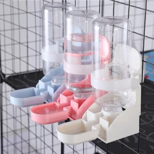 Pet Automatic Water Feeder Dog Cage Hanging Water Dispenser Pet Cat Bird Dog Drinking Automatic Water Feeder Large 500ml