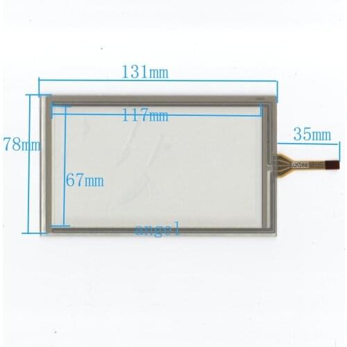 4.8-inch four-wire resistive touch screen 131 * 78 GPS peripheral side outlet touchscreen touchscreen MP3