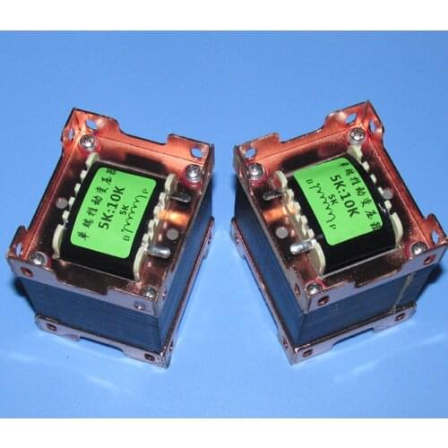 Electron tube push transformer 5K: 10K inverter transformer balance transformer over DC 25mA Suitable for 6F6, 6P14, etc