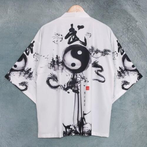 Kimonos Women 2020 Japanese Kimono Cardigan Cosplay Shirt Blouse for Women Japanese Yukata Female Summer Beach Casual Cardigan