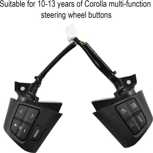 Steering Wheel Audio Control Button for TOYOTA COROLLA 2010-2013 Multifunction Bluetooth Phone Steering Wheel Switch
