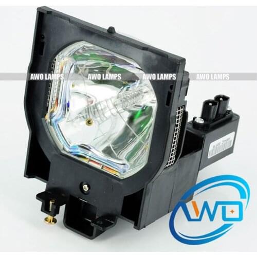 AWO Projector Lamp POA-LMP100 Compatible Replacement with Housing for SANYO PLC-XF46/XF46E/HD2000;EIKI LC-XT4