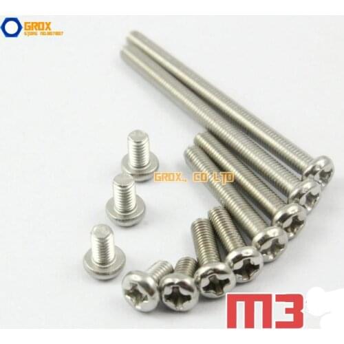 M3 304 Stainless Steel Phillips Pan Head Machine Screw