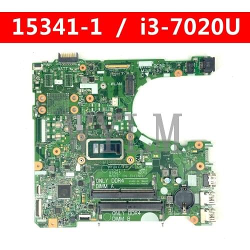 0MPJH 00MPJH For DELL INSPIRON 15 3567 Laptop Motherboard VEGAS/TURIS SKL/KBL 15341-1 i3-7020U CN-00MPJH