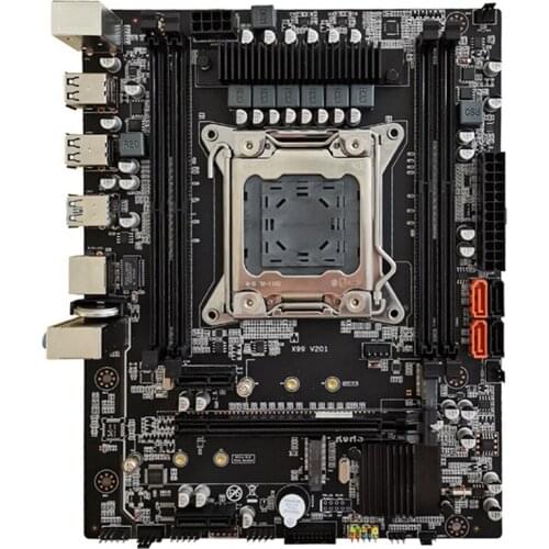 X99 Motherboard LGA2011-3 V3 V4 With Dual M.2 NVME Slot Support Four Channels DDR4 ECC 8 TF SATA3.0 USB3.0