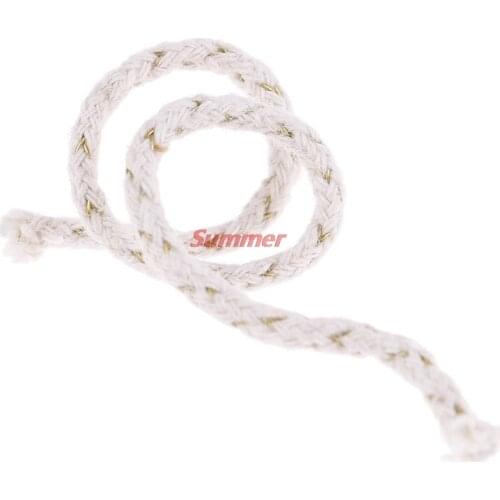 New 10pcs Copper Wire Lighter Cotton Core Wick Kerosene Oil Lighter Accessories Replacement For Petrol Lighter Fire Starter Bulk