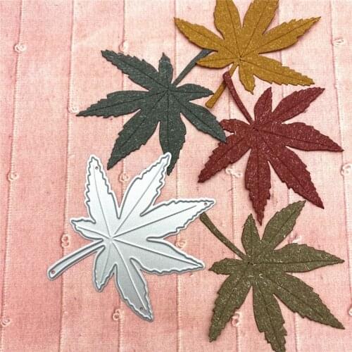 2020 Maple leaf Metal Cutting Dies DIY Scrapbooking Paper Photo Album Crafts Knife Mould Cards Embossing Mold Stencils for Decor