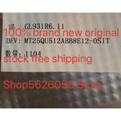 MT25QU512ABB8E12-0SIT RW193 FBGA24 100% new original freeshipping STOCK 2PCS-100PCS/LOT