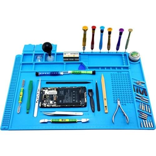 ESD Heat Insulation Working Mat Heat-resistant BGA Soldering Station Repair Insulator Pad Maintenance Platform for BGA Repair