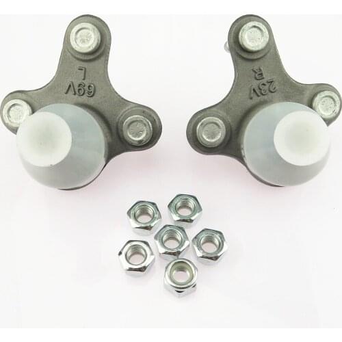 SCJYRXS Control Front Lower Arm Bushing Ball Head 1K0407365 1K0407366 1K0 407 365C 1K0 407 366C For Q3 Golf MK5 MK6 Beetle