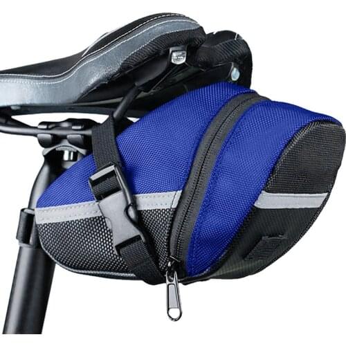 Bicycle Saddle Bags Waterproof Cycling Seatpost Pouch MTB Bike Tail Bags Mountain Bike Rear Pannier Front Beam Package Pocket