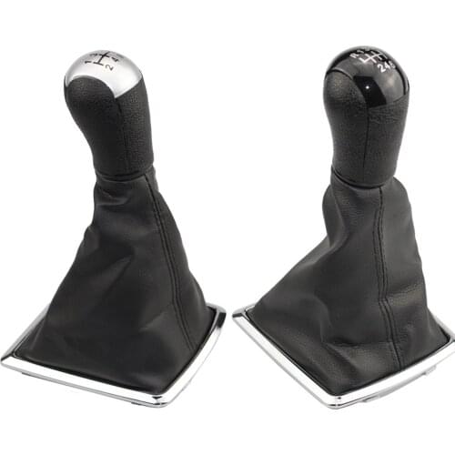 5 6 Speed Car Gear Shift Knob for Ford Focus 2 MK2 2005 2006 2007 2008 2009 2010 2011 MT Boot Cover Gaiter Collars Accessory