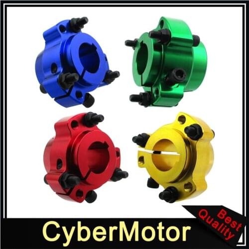 Aluminum Racing 1" 25mm Rear Wheel Hubs 1/4" Bolts For Go Kart Drift Trike