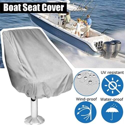 210D Oxford Boat Seat Cover Waterproof Dust Cover Chair Protective Cover Outdoor Yacht Captain Seat Cover Fixed Rear All-Purpose