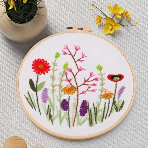 3D European Embroidery Materials Package Pool Patterns DIY Cross Stitch Kits Handmade Crafts Sewing Supplies Needlework Set