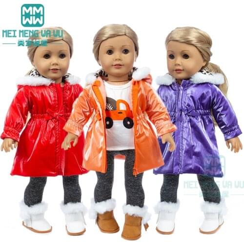 Doll clothes Cotton jacket, down jacket suit for 43cm-45cm American doll and baby new born doll