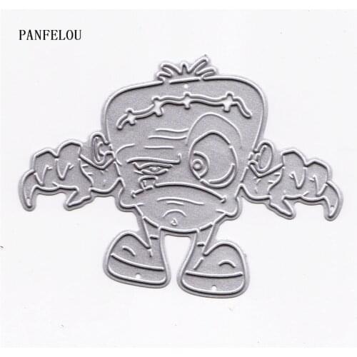 PANFELOU candle monster paper die cutting dies metal craft Scrapbooking/DIY Easter Valentines Day Embossing mould Easter