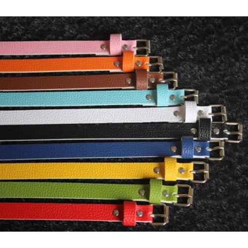 Colorful Women Belt PU Faux Leather Female Belts Black White Red Blue Green Orange Yellow Pink Brown Ladies Wholesale Belt Strap