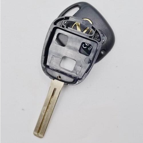 With Logo TOY48 Uncut 3 Buttons Remote Key Shell For LEXUS ES300 GS300 GS430 GX470 LS200 LS300 LS400 RX300 Key Blade 45MM
