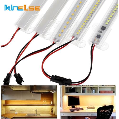AC220V LED Bar Lights Under Kitchen Cupboard Cabinet Strip Lamps 50cm 30cm 72LEDs 2835 LED Rigid LED Fluorescent Tube 5pcs/lot