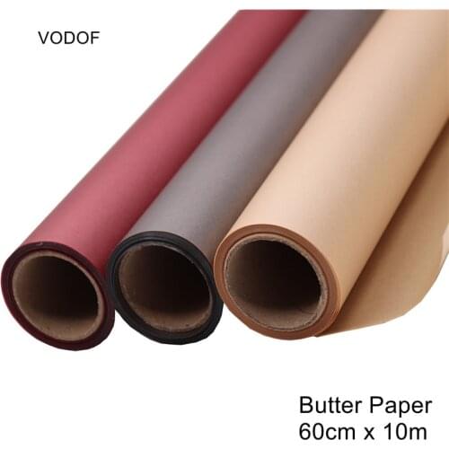 Waterproof Flowers Wrapping Butter Paper Gift Wrapping Paper Bouquet Packaging Craft Oil Paper Flower Shop Florist Supplies