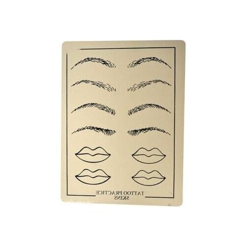 Lot of 10 Tattoo Practice eyebrow &lip skin Needle Machine 15*20 cm free shipping