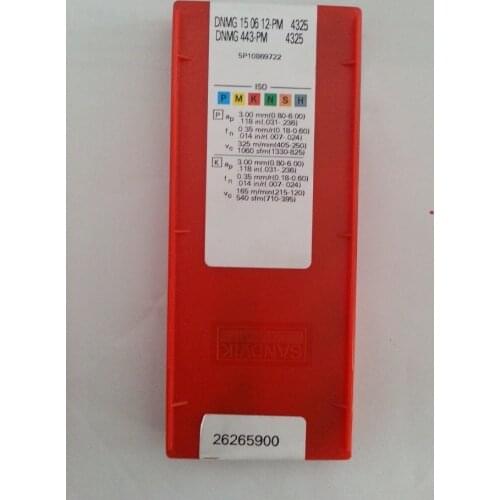 10PCS CARBIDE INSERT DNMG150612 PM 4325