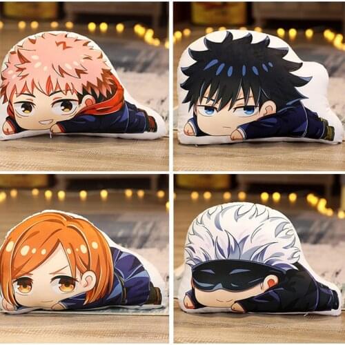 13/35cm Anime Jujutsu Kaisen Cosplay Pillow keychain Toys Gojo Satoru Toy Yuji Itadori Fushiguro Megumi Anime Plush Cushion