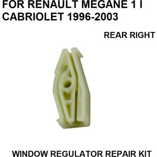 1996-2003 FOR RENAULT MEGANE I 1 CABRIOLET WINDOW REGULATOR REPAIR CLIP REAR-RIGHT NEW