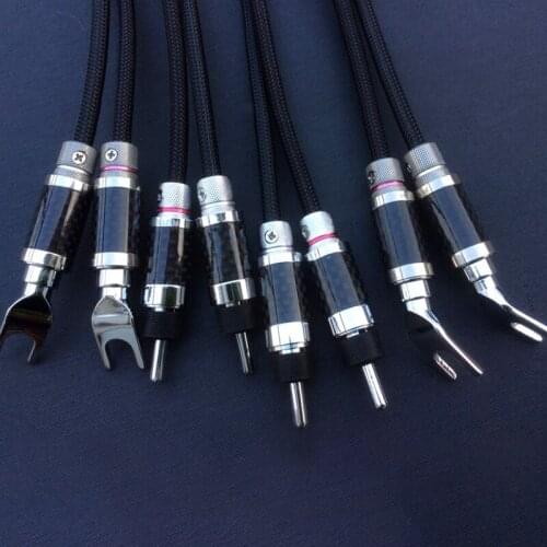 2.5M - Hifi Audio Speaker Cable Speakerflux 04 2 Spades To 2 Bananas