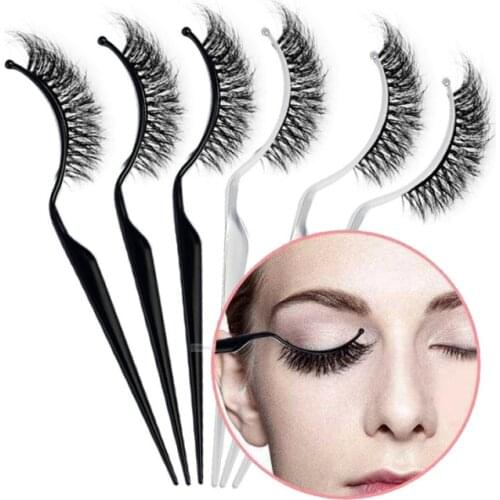 3pcs plastic eyelashes display stick customer wear eyelash show stick eye Lash extension try it on tools