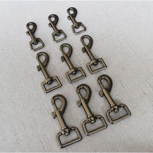 50 Pcs/Lot 15mm 20mm 25mm Gun Black Metal Nickel Plated Quick Release Buckles For Luggage Outdoor Webbing Cat Dog Collar